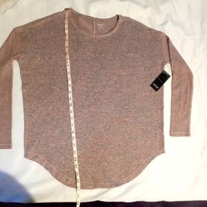 Titanic pink A.n.a long sleeve top xs